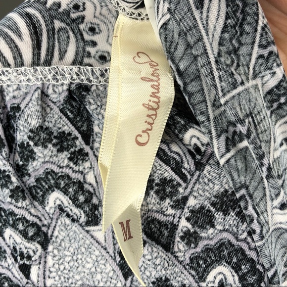 Cristinalove black/white halter dress - Picture 6 of 7